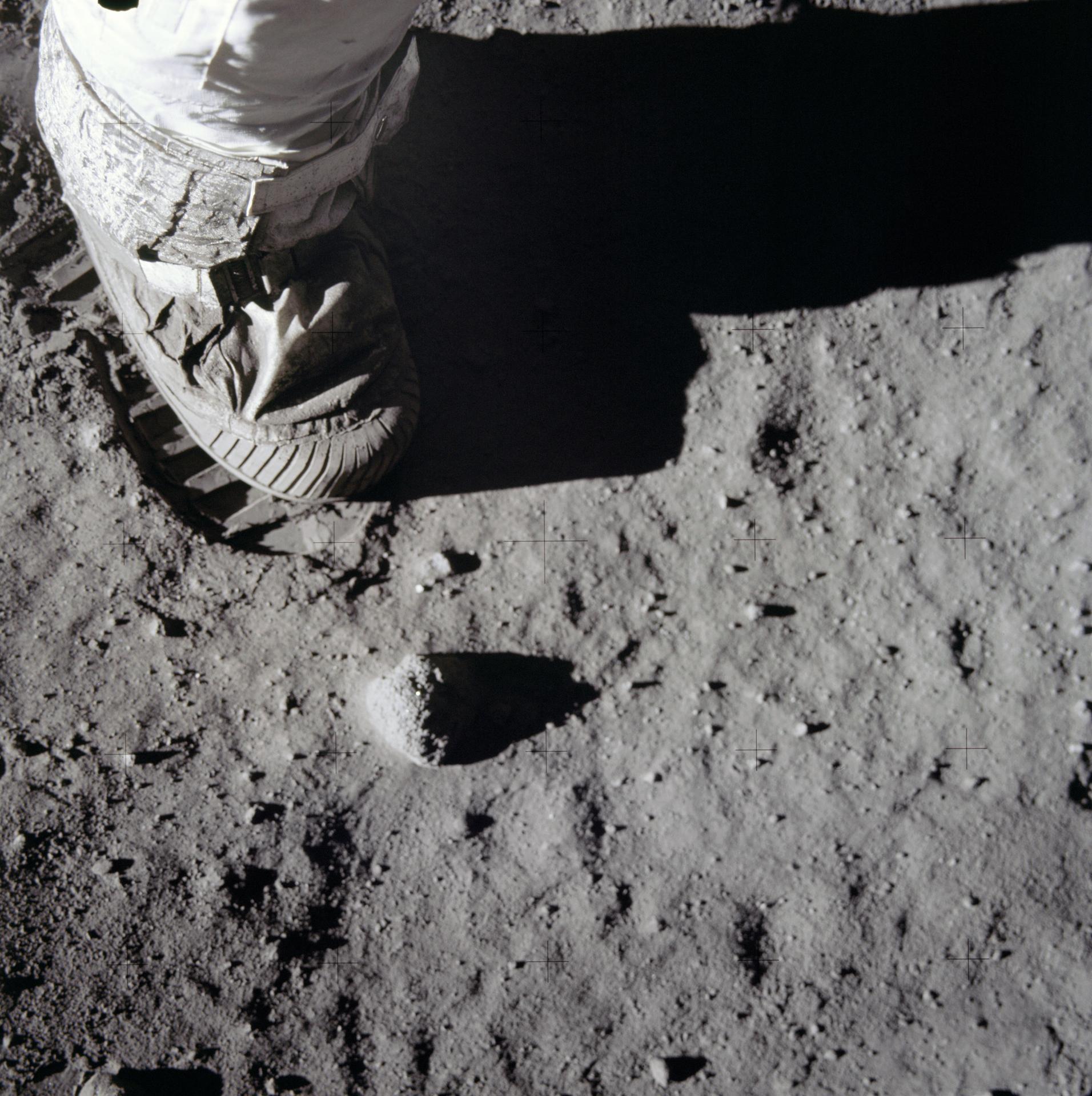 moon landing real evidence showing Apollo Moon rocks in laboratory sample container